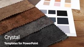  Presentation with tissue - Cool new PPT theme with home closing - scraps of colored tissue backdrop and a  colored foreground