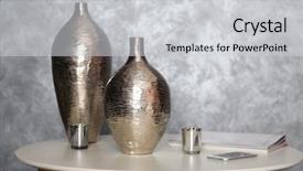  Presentation with decor - Amazing slide deck having home decor in a room on wall background backdrop and a light gray colored foreground