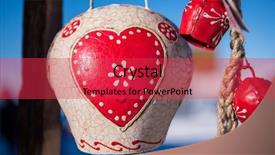  Presentation with interior decorating home - PPT layouts having home decoration or gift background and a red colored foreground