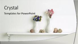  Presentation with dried herbs and dried flowers - Theme featuring home decorationg - composition of dried flowers background and a white colored foreground