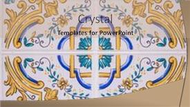  Presentation with room interior design - Slide set with home-design-turquoise-kitchen-interior background and a coral colored foreground