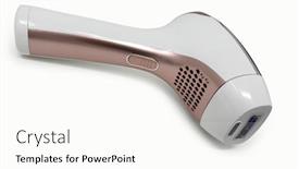  Presentation with laser - Slides featuring home-do-it-yourself-permanent background and a pink colored foreground