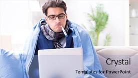  Presentation with sickness - Amazing presentation having home due to flu sickness backdrop and a light blue colored foreground