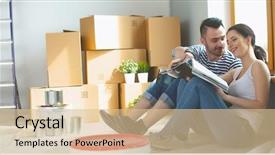  Presentation with floor - PPT theme having home floor looking at jurnal background and a lemonade colored foreground