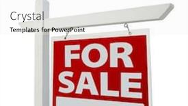  Presentation with estate - Amazing theme having home-for-sale-real-estate backdrop and a white colored foreground