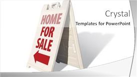  Presentation with tent - Colorful presentation enhanced with home-for-sale-tent-sign backdrop and a  colored foreground