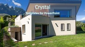  Presentation with home gardening - Beautiful slide set featuring home gardening - villa with large garden backdrop and a ocean colored foreground