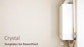  Presentation with boiler - Slide set enhanced with home-gas-boiler-water-heater background and a lemonade colored foreground