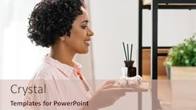  Presentation with home improvement - Theme with home-improvement-decoration-and-people background and a  colored foreground