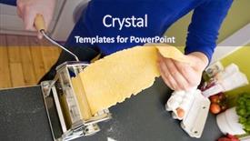  Presentation with pasta - Cool new presentation theme with home in the kicthen backdrop and a  colored foreground