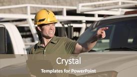  Presentation with construction worker harassment workplace - Cool new theme with home inspection - attractive young construction worker backdrop and a coral colored foreground