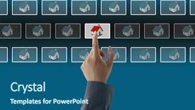  Presentation with new market - Colorful slide deck enhanced with  backdrop and a  colored foreground.