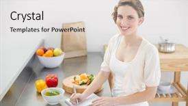  Presentation with writing - Theme having pace life - christmas decoration big candles white background and a lemonade colored foreground