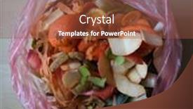  Presentation with biodegradable waste - Slides having home-organic-waste-biodegradable background and a tawny brown colored foreground