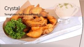  Presentation with tracing - PPT layouts featuring home-potatoes-on-tracing-paper background and a coral colored foreground