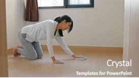  Presentation with lunar - Slide set consisting of home prepare for lunar background and a coral colored foreground