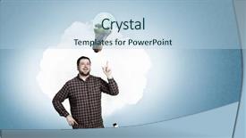  Presentation with home renovation - Amazing presentation design having home renovation and repair mixed media backdrop and a light blue colored foreground