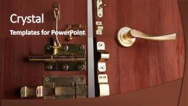  Presentation with open door - Audience pleasing slide deck consisting of eukaryotic organisms flora mycology botany backdrop and a  colored foreground.