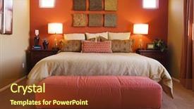  Presentation with kid bedroom - Beautiful slides featuring home stay traveller - comfortable bedroom backdrop and a tawny brown colored foreground