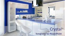  Presentation with blue design - Amazing PPT layouts having home storage - blue white kitchen modern interior backdrop and a lemonade colored foreground