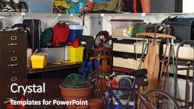  Presentation with corner - Theme featuring home storage - busy corner background and a tawny brown colored foreground