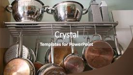  Presentation with storage - Beautiful slide set featuring home storage - country kitchen backdrop and a tawny brown colored foreground