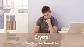  Presentation with music notes - Amazing slides having  backdrop and a  colored foreground