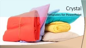  Presentation with bright white - Amazing presentation having home textile - bright pillows and plaids isolated backdrop and a arctic colored foreground