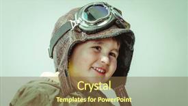  Presentation with peace - Audience pleasing slides consisting of home with playing war backdrop and a tawny brown colored foreground