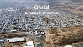  Presentation with homeland security - Colorful theme enhanced with homeland security - aerial of border crossing backdrop and a gray colored foreground