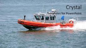  Presentation with homeland security - Presentation theme consisting of homeland security - coast guard rushing background and a light blue colored foreground