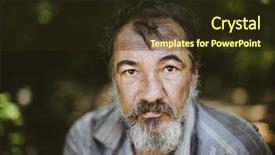  Presentation with homeless - PPT theme enhanced with homeless - hobo background and a wine colored foreground