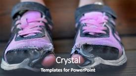  Presentation with homeless - Audience pleasing PPT layouts consisting of homeless child wearing old worn backdrop and a ocean colored foreground