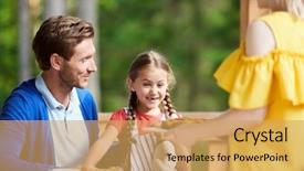  Presentation with mom - Presentation theme having homemade apple pie held background and a yellow colored foreground