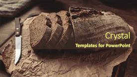  Presentation with parchment paper - Slides consisting of homemade-bread-with-parchment-paper background and a  colored foreground