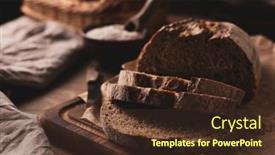  Presentation with parchment paper - Theme enhanced with homemade-bread-with-parchment-paper background and a  colored foreground