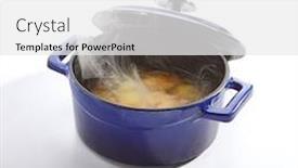  Presentation with carrots - Beautiful theme featuring homemade-chicken-soup-with-potatoes backdrop and a white colored foreground