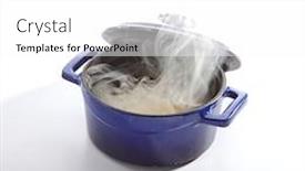  Presentation with carrots - PPT layouts having homemade-chicken-soup-with-potatoes background and a white colored foreground