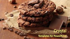  Presentation with seeds - Slide set with kitchen cooking art christmas background and a light gray colored foreground.