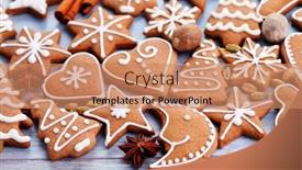 Presentation with delicious christmas cookies - 