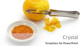  Presentation with japanese - PPT layouts having yuzu japanese aromatic citrus zest background and a white colored foreground