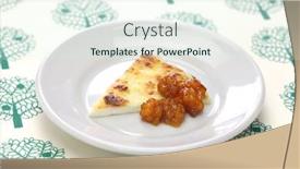  Presentation with cheese - Cool new slide set with homemade-finnish-squeaky-cheese-leipajuusto backdrop and a sky blue colored foreground