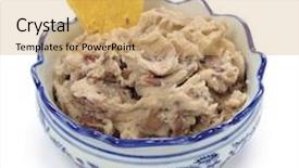  Presentation with tortilla - Presentation theme enhanced with rice with meat in tomato background and a gray colored foreground