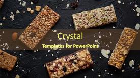  Presentation with gluten - Slide deck with homemade-gluten-free-granola-bars background and a tawny brown colored foreground