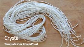  Presentation with gluten free - Audience pleasing PPT layouts consisting of homemade gluten-free rice noodle backdrop and a coral colored foreground