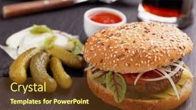  Presentation with hamburger - 