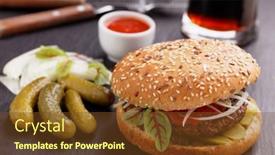  Presentation with hamburger - 