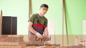  Presentation with railway workshop india - Amazing slides having homemade instruments - young man carpenter working backdrop and a coral colored foreground