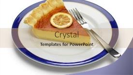  Presentation with states - Amazing PPT theme having homemade-lemon-buttermilk-pie-southern backdrop and a yellow colored foreground