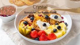  Presentation with cheese - Amazing theme having homemade-low-calarie-curd-cheese backdrop and a coral colored foreground